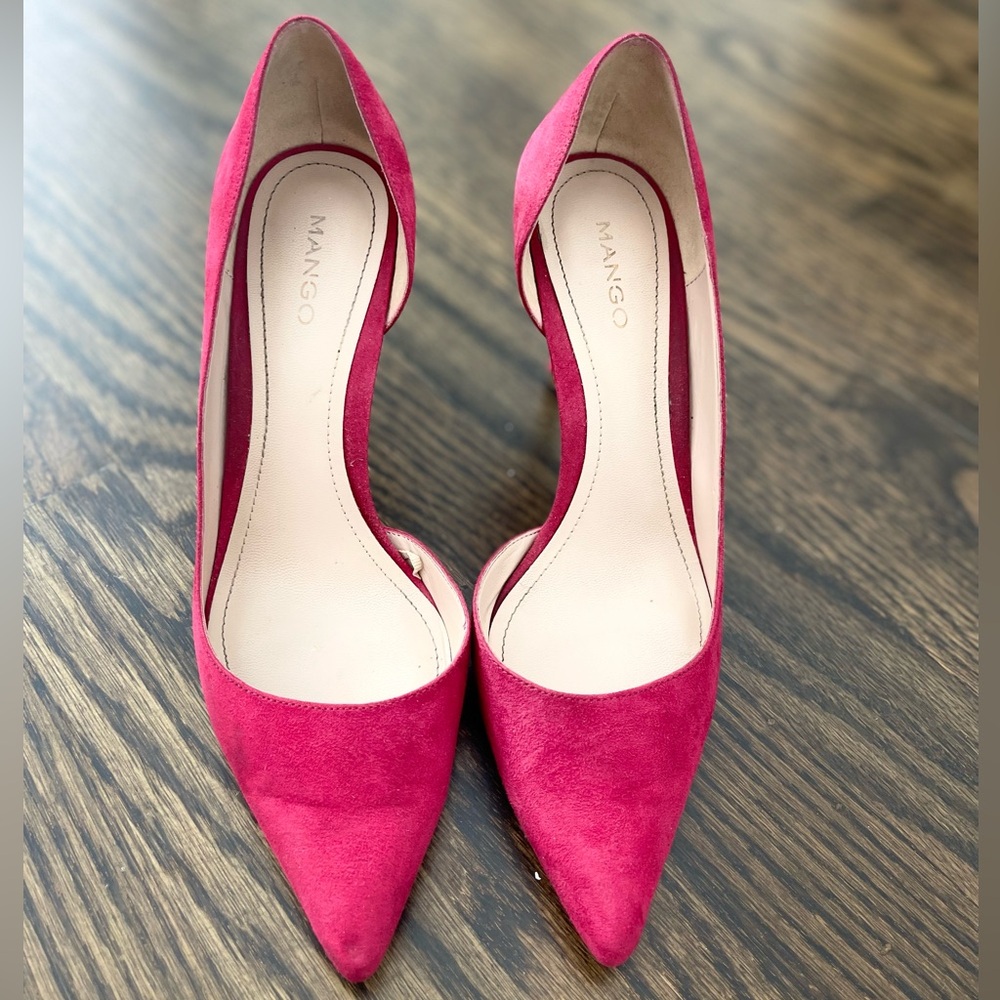 Mango shoes, pink, size 37